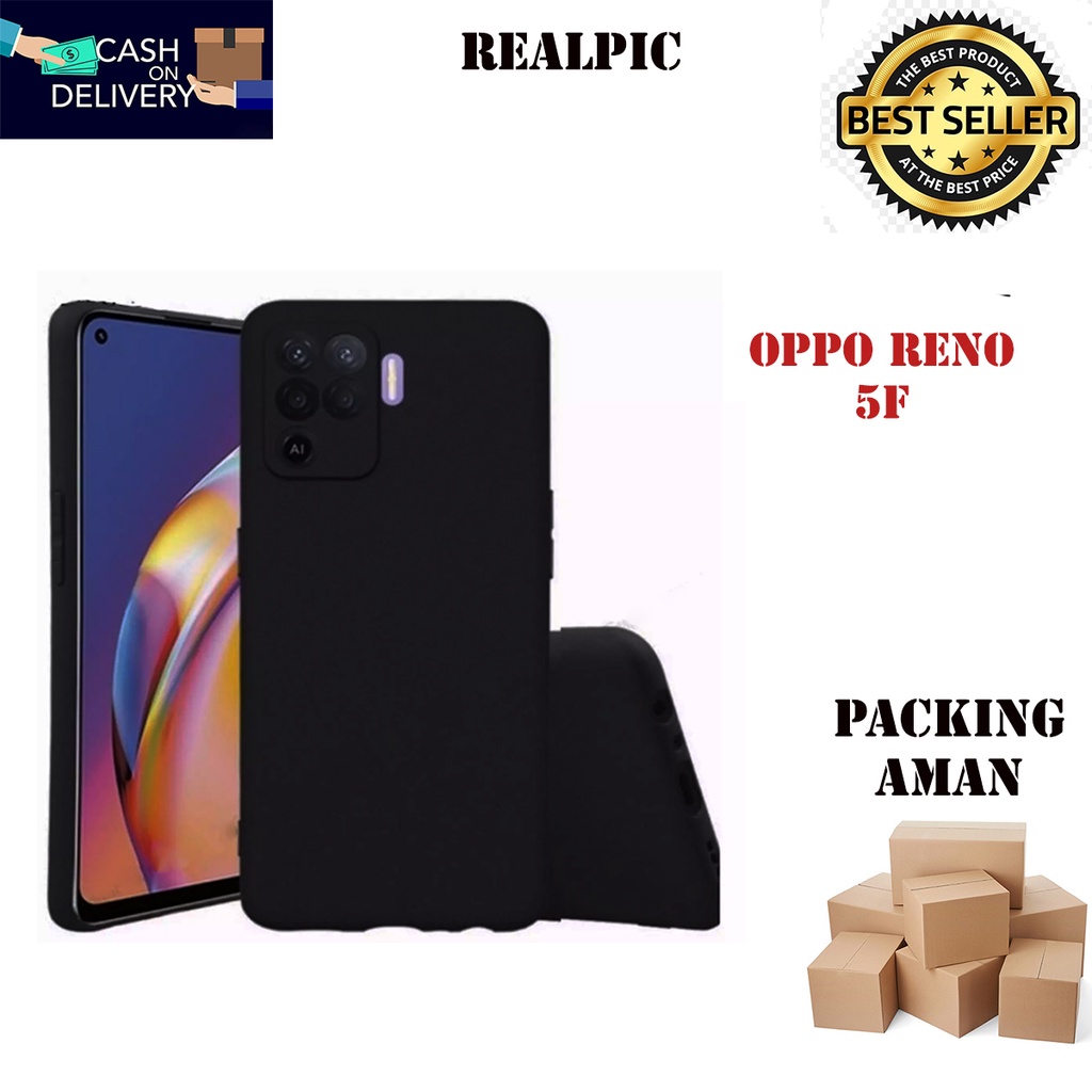 Casing Oppo Reno 5F SoftCase Black Matte