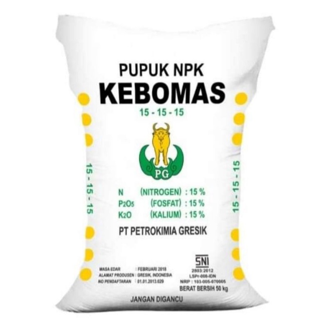 NPK 15-15-15 KEBOMAS PETRO (50KG)