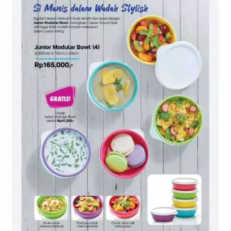 FREE ONGKIR JUNIOR MODULAR BOWL 300ML SET