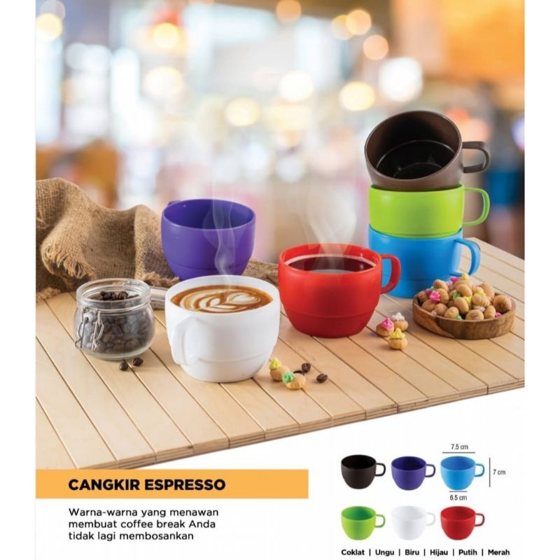 CANGKIR KOPI PLASTIK/GELAS PLASTIK/GELAS KOPI PLASTIK