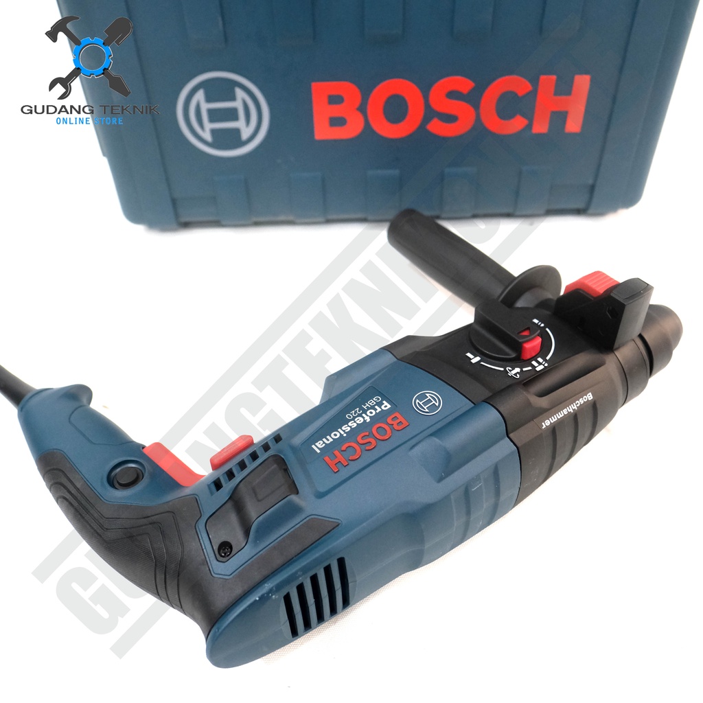 Rotary Hammer 22mm BOSCH GBH220 / Mesin Bor Bobok Beton SDS Plus GBH-220 GBH 220 BOSCH