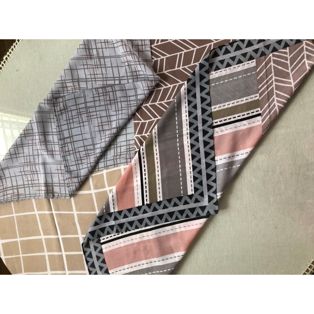 Original Preloved Nunaya/Hijab Segi Empat Motif Premium/Jilbab Square Murah/Jilbab Satin Lembut