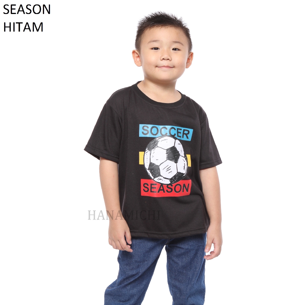 Hanamichi SEASON Kaos Sablon Anak Lengan Pendek