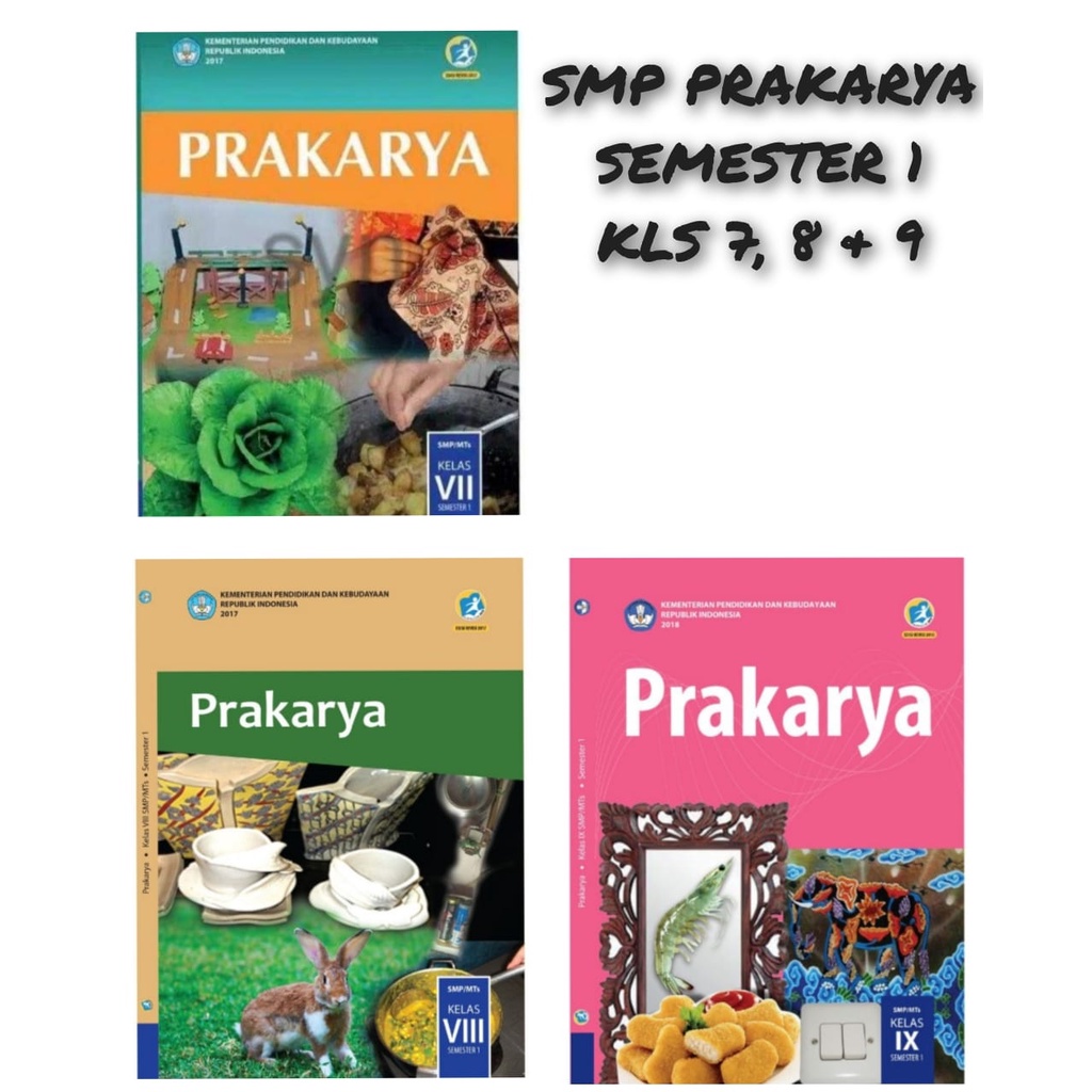 Jual BUKU PAKET SMP PRAKARYA SEMESTER 1 KELAS 7, 8, 9 EDISI REVISI ...