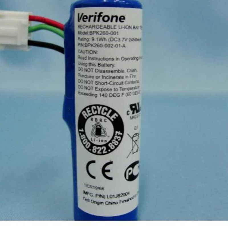 Original Battery edc verifone c680 VX675 baterai mesin edc bank bri bank bni