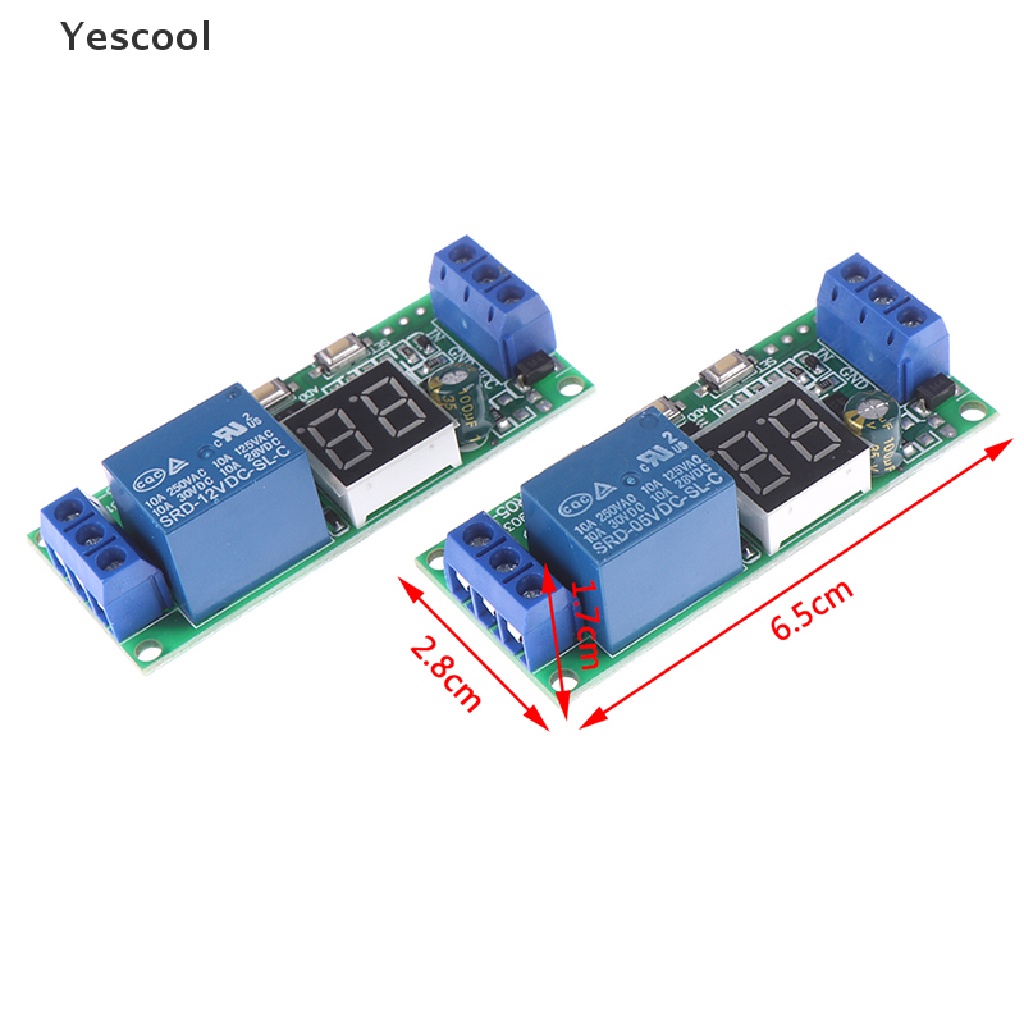 Yes Modul relay timer delay digital Multifungsi dc5v12v24v