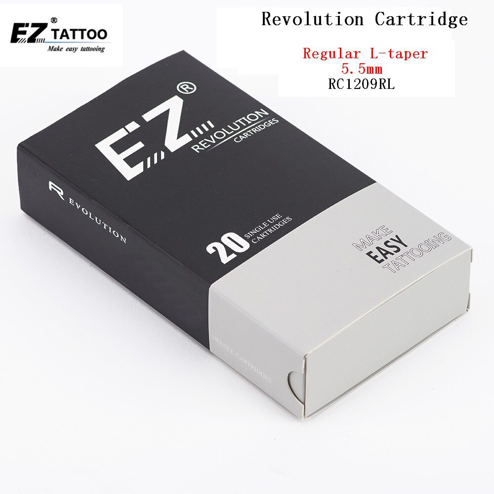 

PRODUK IMPORT RC1209RL EZ Revolution Tattoo Needle Cartridges Rould Liner #12 (0.35 mm) Regular