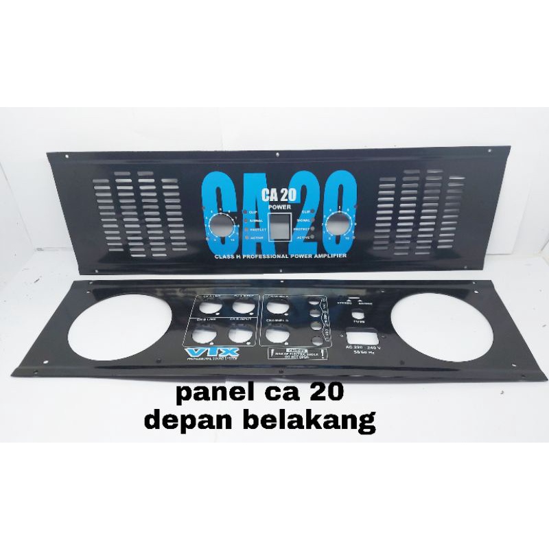 Panel box power depan belakang CA20 lubang Potensio besar