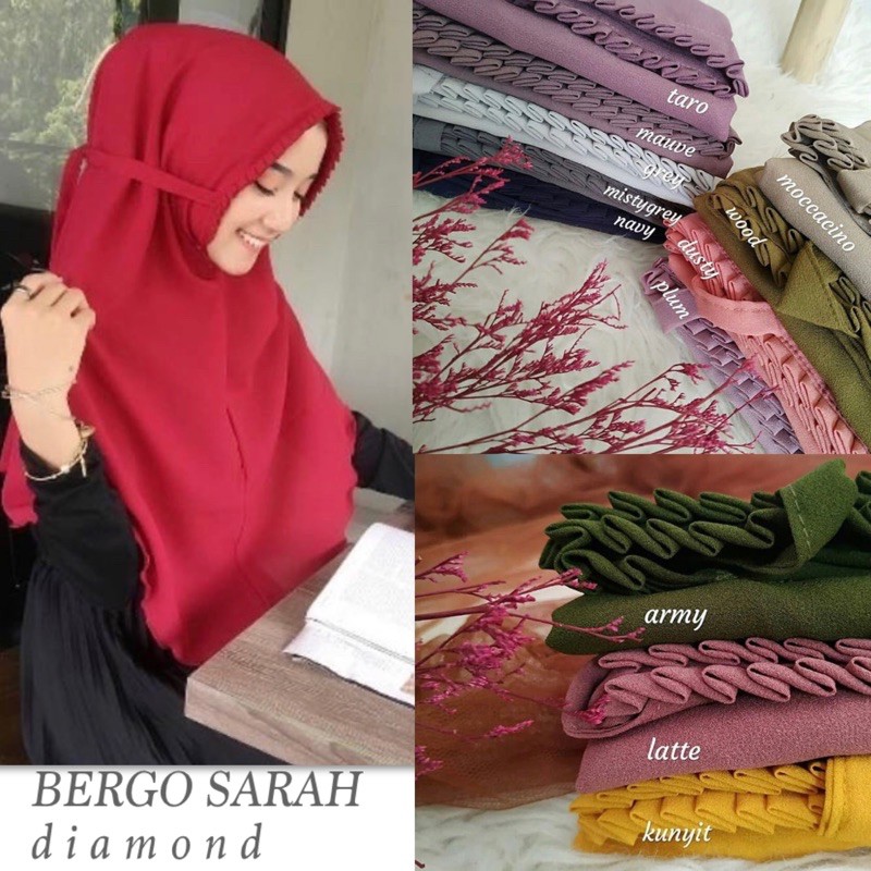 JILBAB BERGO SARAH DIAMOND ITALIANO