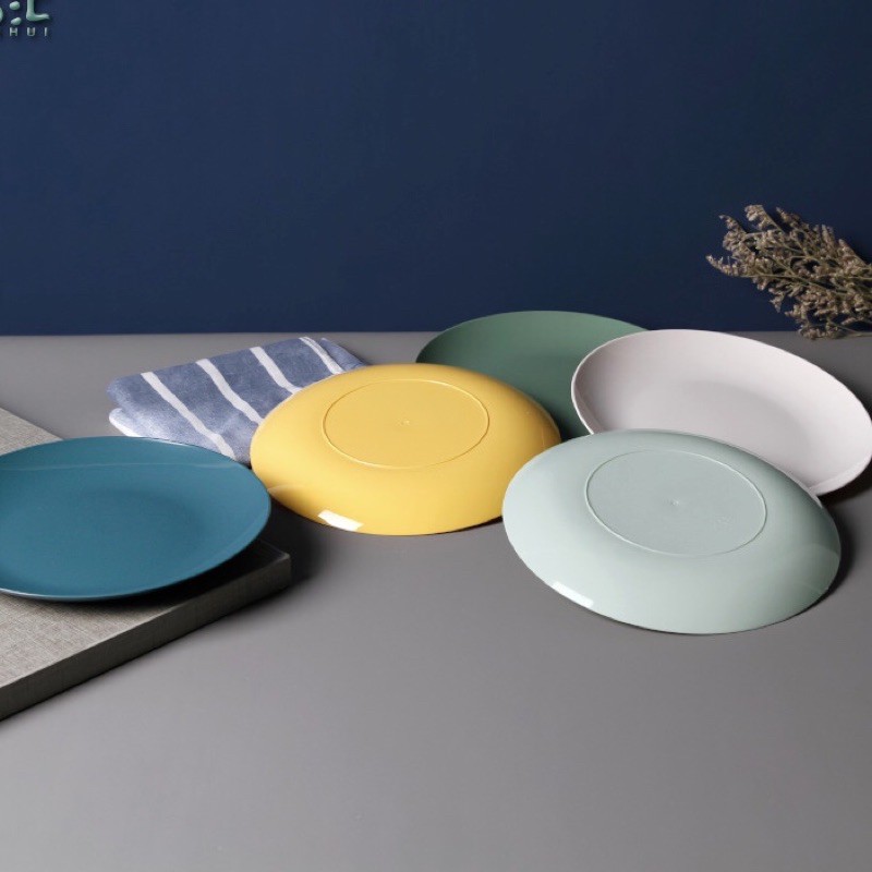 [LULU] PIRING MAKAN BPA FOOD GRADE BAHAN PLASTIK PP / FOOD PLATE-1