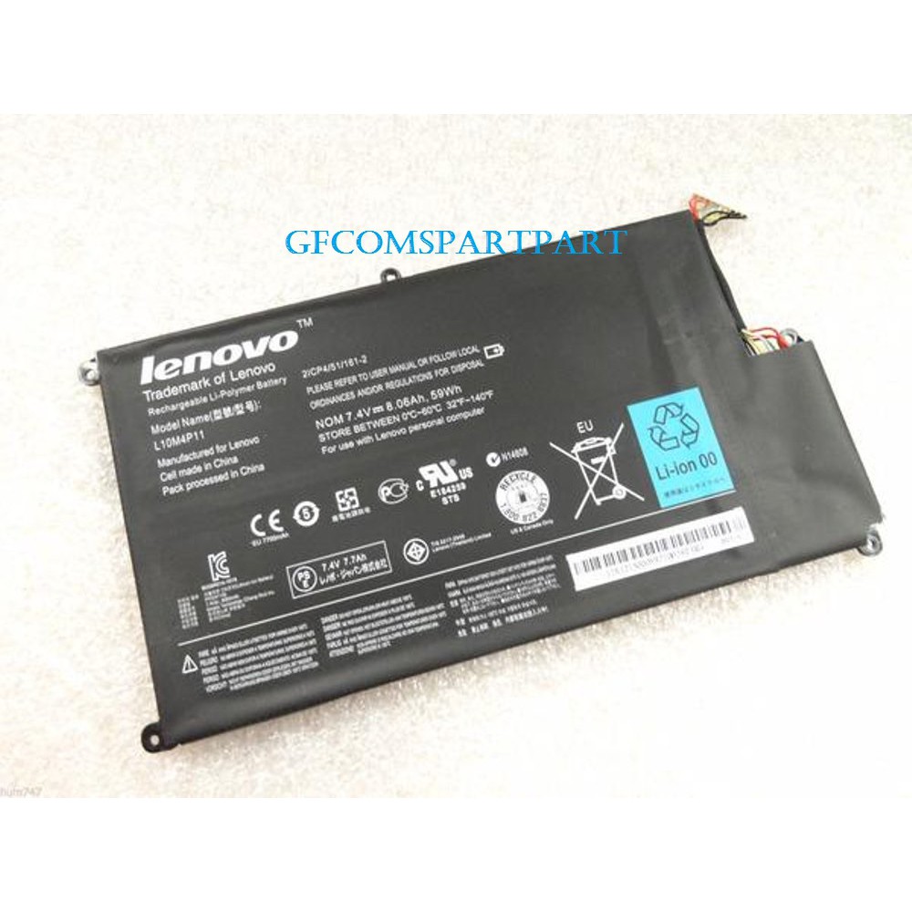 Baterai Battery LENOVO IdeaPad U410, U410-IFI, U410-ISE, U410-ITH, L10M4P11