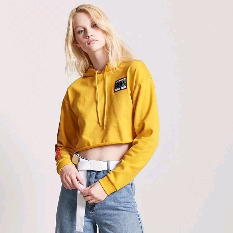 Top Crop Forever21 Hoodie