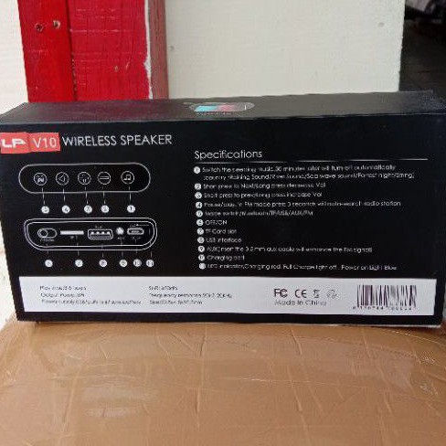 Wireless speaker LP V10