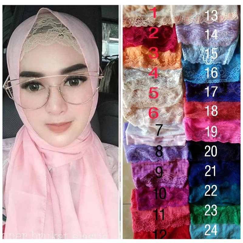 CIPUT RENDA BROKAT / BANDANA BRUKAT