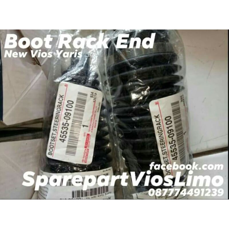 Karet Boot Rack Stir End New Vios Limo Yaris 2007 2008 2009 2010 2011 2012 2013