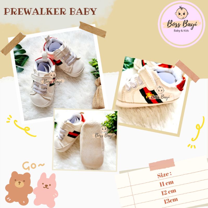 BOSS BAYI - Prewalker Shoes Baby / Sepatu Prewalker Fashion Bayi Antislip 11cm,12cm,13cm