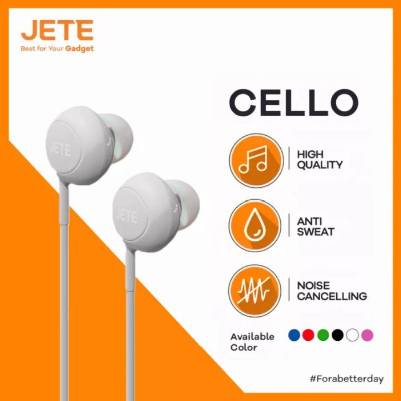 JETE EARPHONE CELLO SERIES