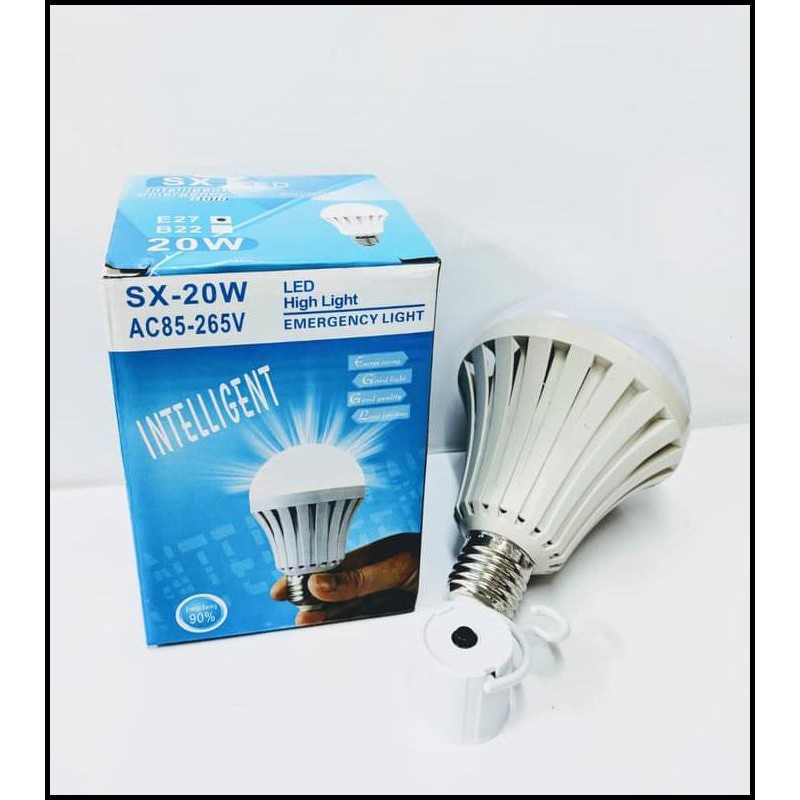 Lampu Bohlam Emergency 20 Watt Led Putih