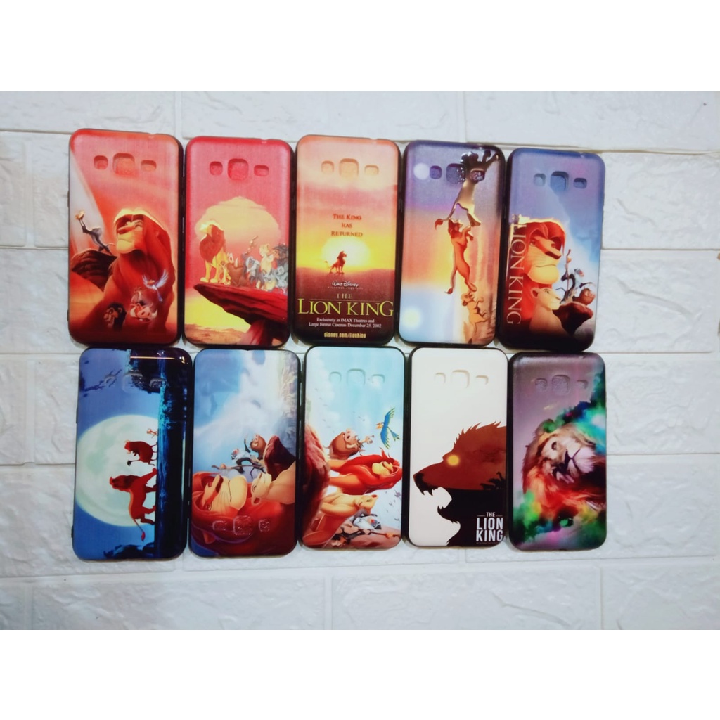 Case Handphone Samsung J3 Motif Kartun Lion King Realpict