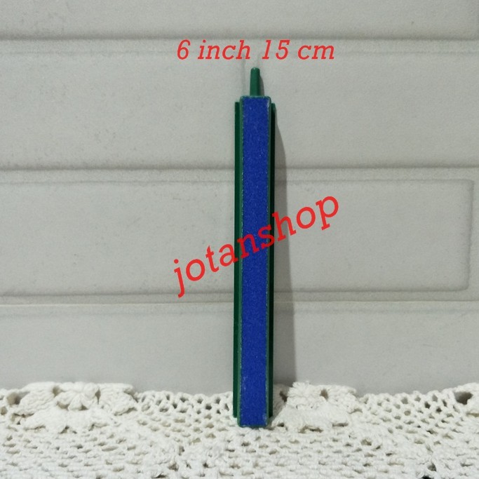 BATU AERATOR PANJANG 6&quot; 6 inch 15cm Gelembung Udara Aquarium air stone 15 cm