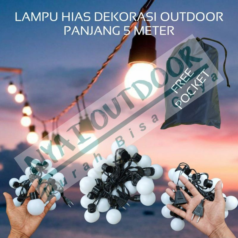 lampu hias dekorasi lampu hias tenda camping