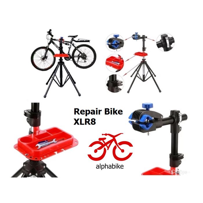 BIKE STAND REPAIR XLR8 SERVICE SEPEDA MTB FIXIE ROADBIKE ADJUSTABLE