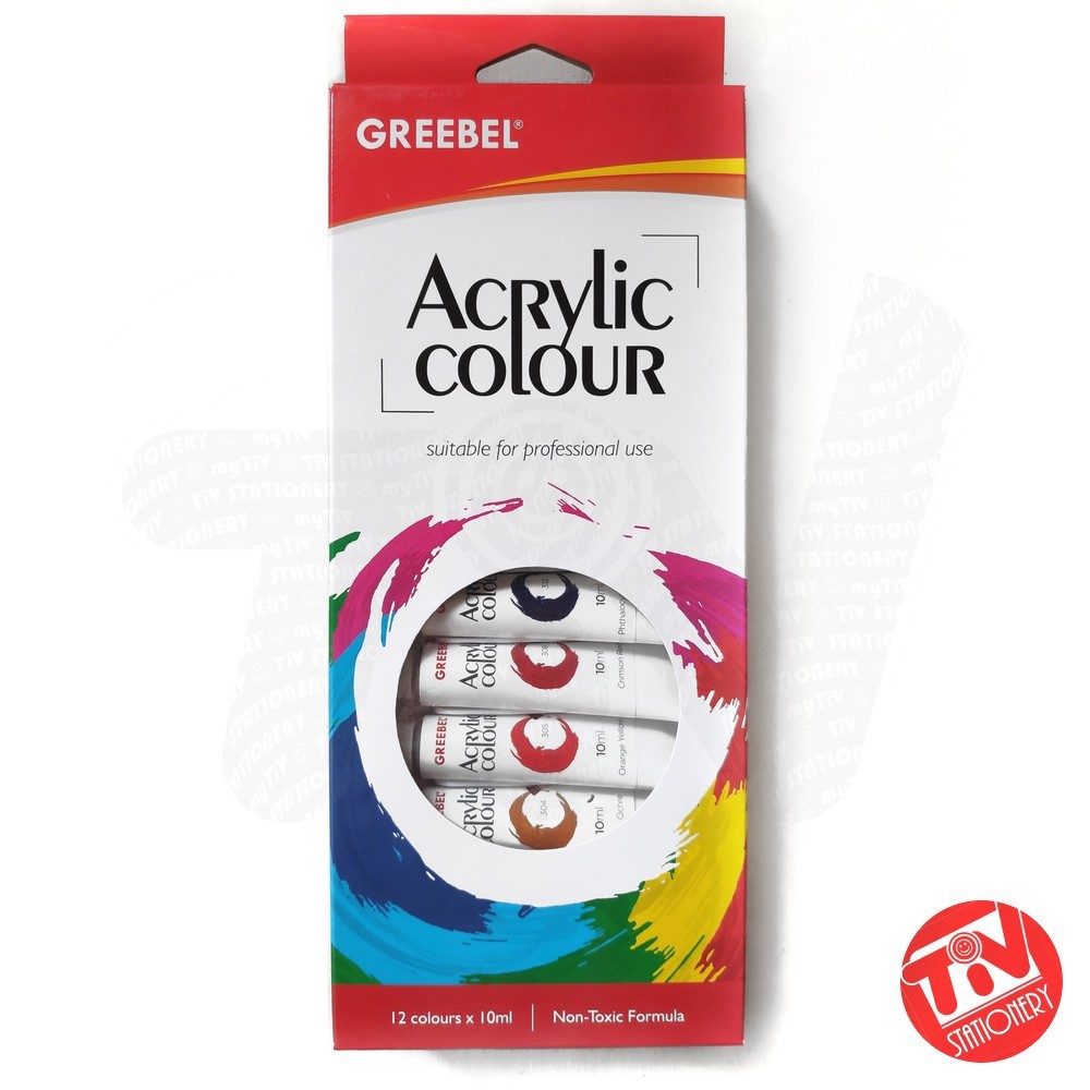 

Cat Acrylic Greebel Set 12 Warna (@10ml)
