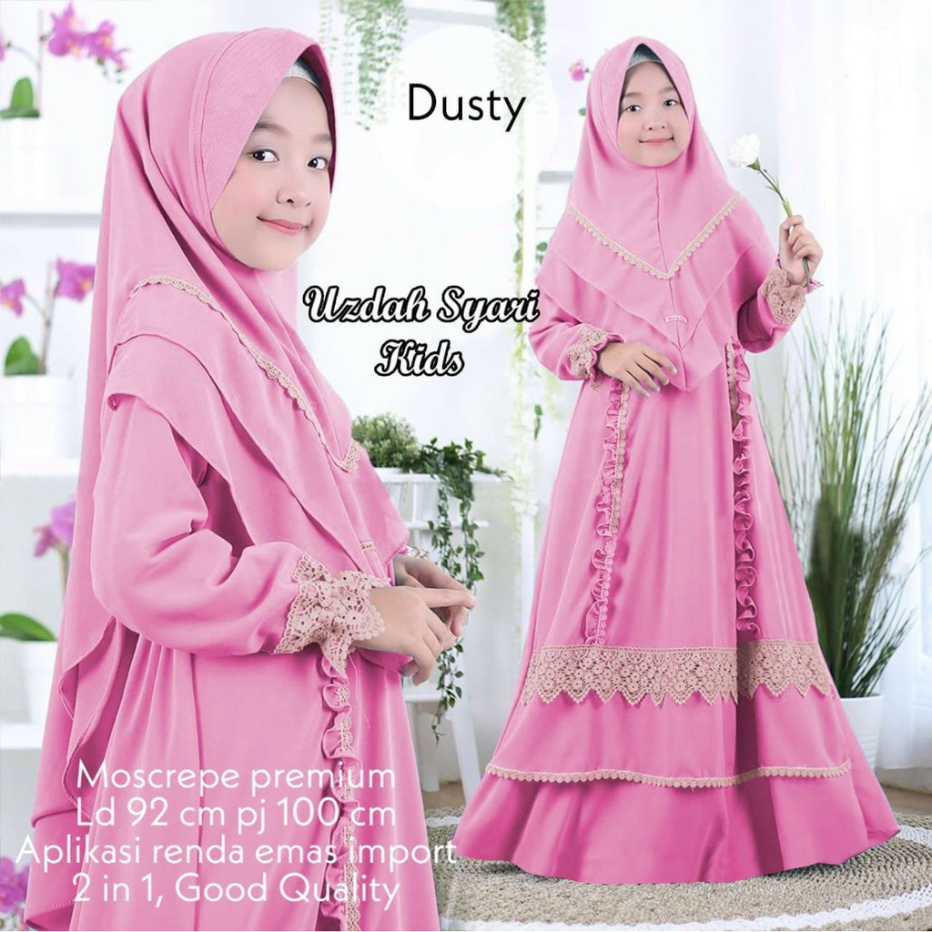 QUINNYSHOP-COD-US-BAJU SYARI ANAK PEREMPUAN-SYARI ANAK LEBARAN 2021-BAJU SYARI ANAK-GAMIS ANAK 2021