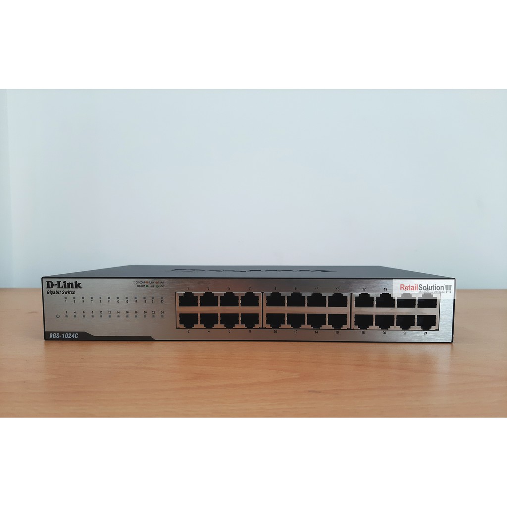 Switch Gigabit - DLINK D-LINK DGS1024C / DGS-1024C / DGS-1024 C