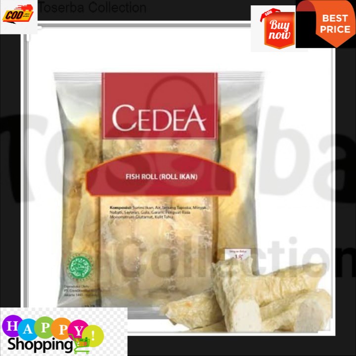 

Toserba Collection Murah CEDEA fish roll 250 gram Bandung - Cimahi