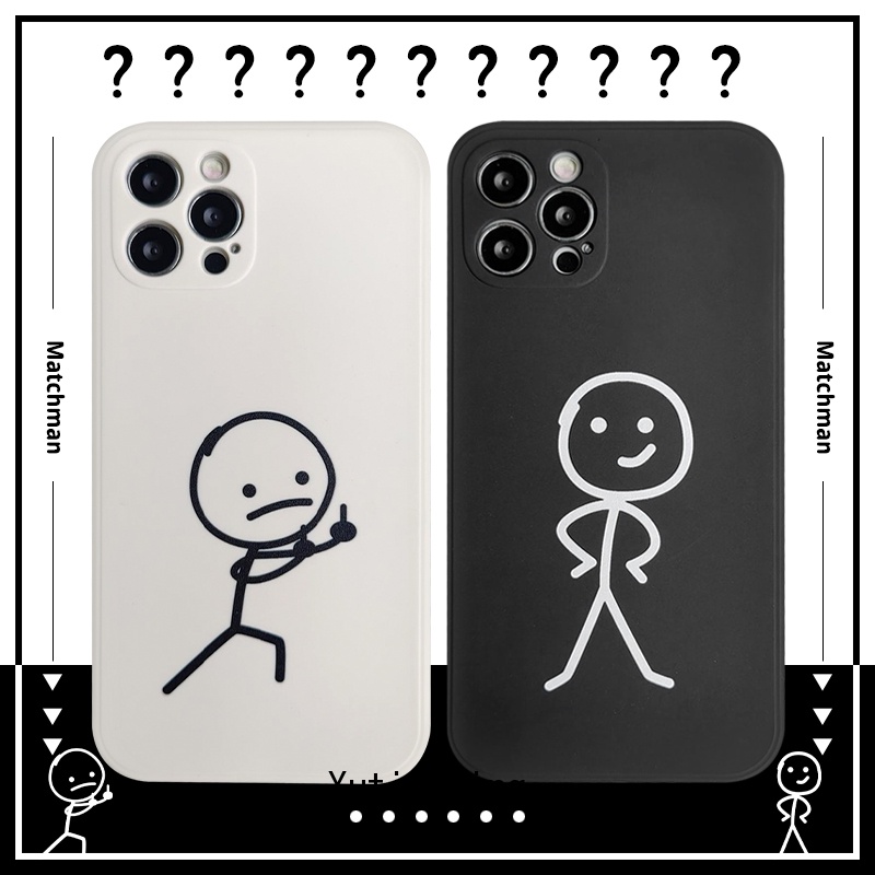 Case Desain Stickman Untuk Samsung A32 A03S A22 A31 A71 A52S A30S A52 A20S A70 A50 A50S A12 A51 A72 A10S M22 M32 F22