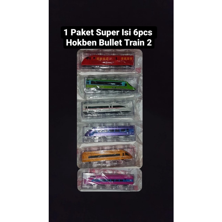 Mainan Kereta Shinkansen / Bullet Train 2 Hokben Speed & Fun Tastic Adventure