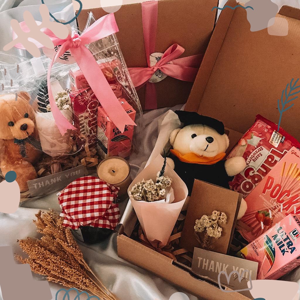 GIFT BOX/ GIFT BAG/ HAMPERS/ HADIAH WISUDA, ULANG TAHUN, ANNIVERSARY - SNACK EDITION