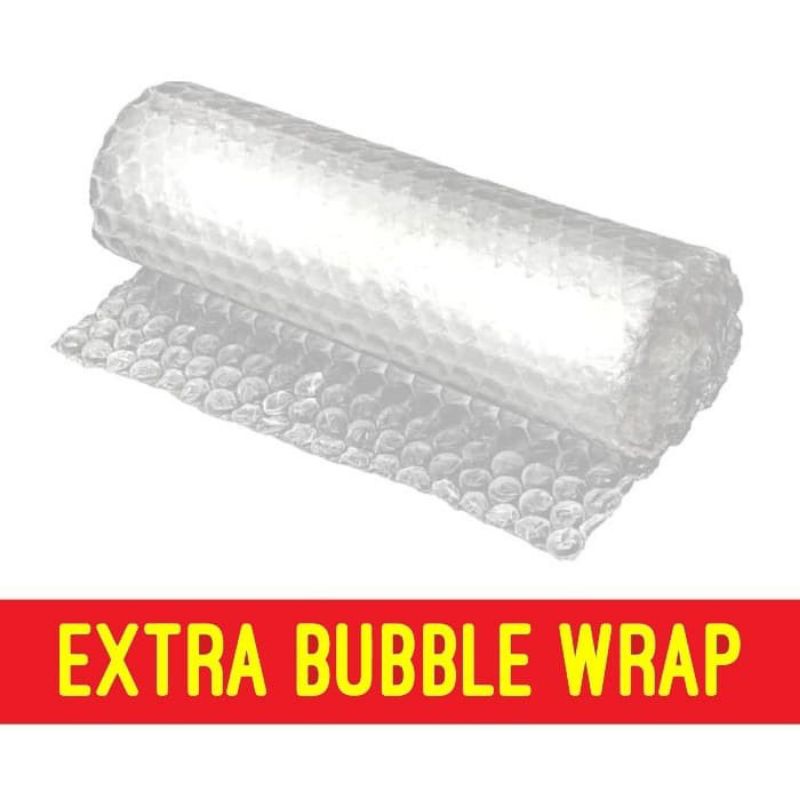 extra bubble wrap / tambahan bublle berlapis.