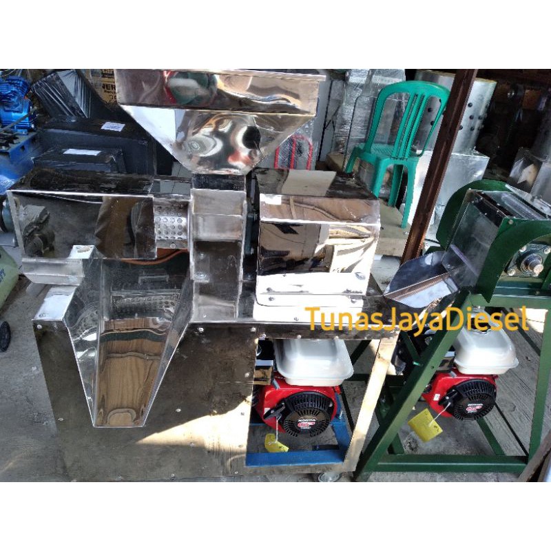 Paket 2in1 Mesin Peras Santan + HONDA GP-160 / Mesin Parut Kelapa + HONDA GP-160