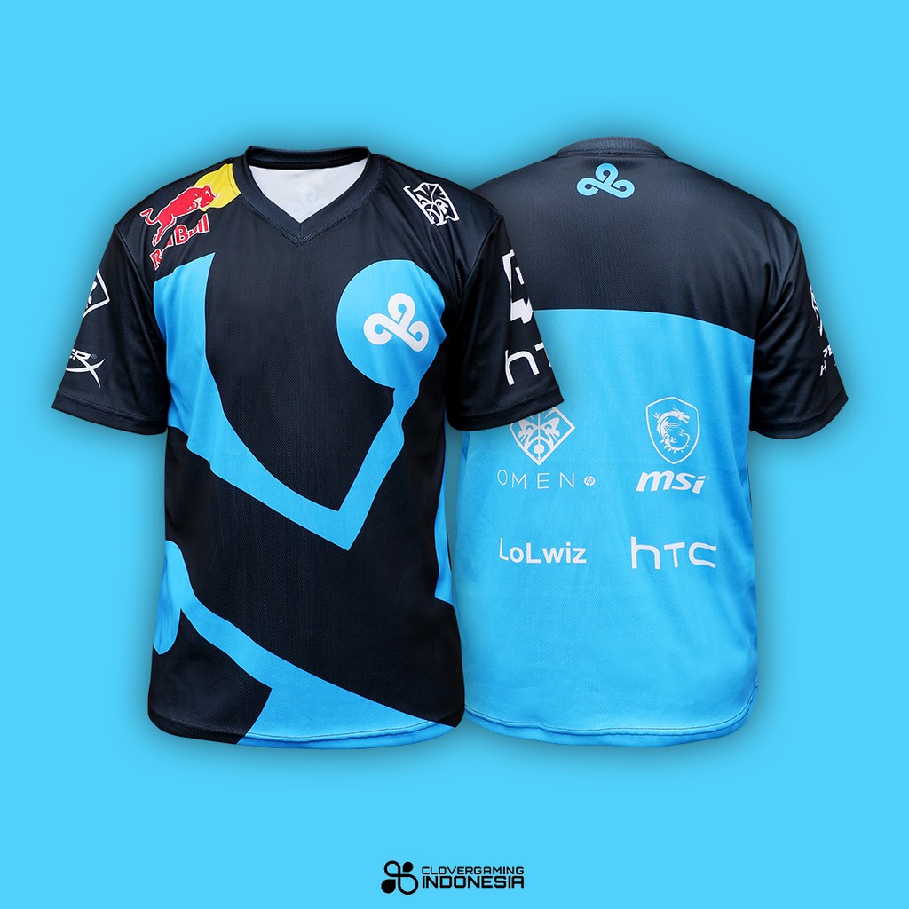 Jersey Team Cloud9 Redbull Black - Premium Apparel Team Gaming