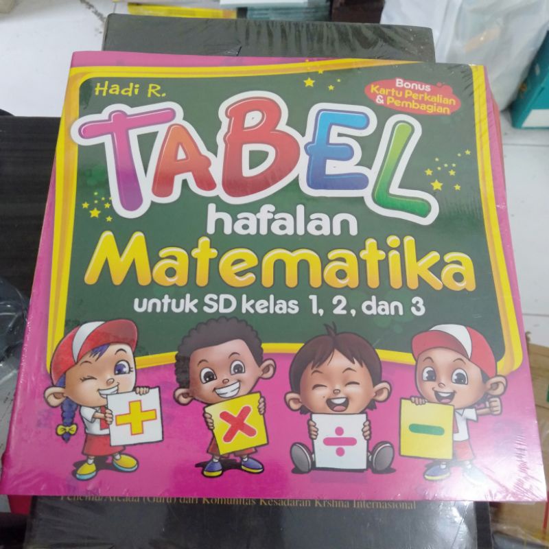 TABEL HAFALAN MATEMATIKA untuk SD Kelas 1, 2, dan 3 + Poster Perkalian