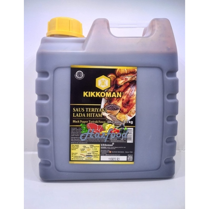 

Kikkoman Blackpapper Teriyaki Sauce Jerigen 5 liter