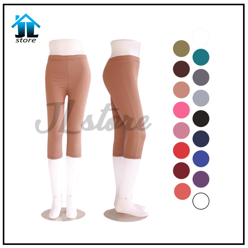 Legging Pendek 3/4 Spandek Jersey