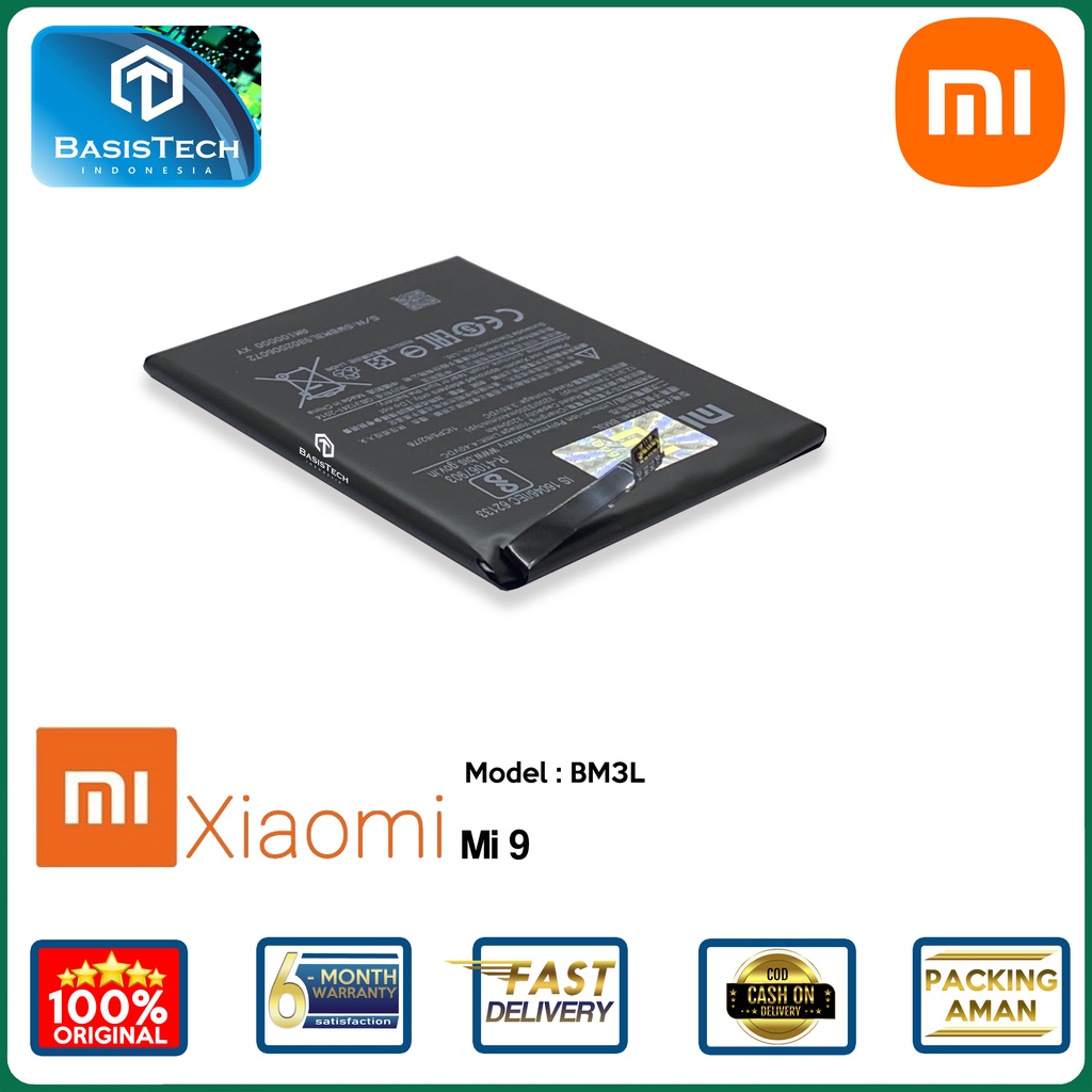 BATERAI XIAOMI Mi 9 - XIAOMI 9 - BM3L - ORI