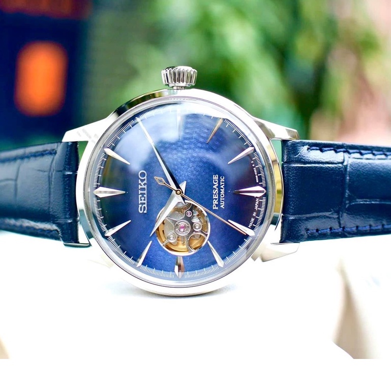 JAM TANGAN PRIA SEIKO PRESAGE SSA405J1 SSA405 COCKTAIL BLUE MOON AUTOMATIC ORIGINAL