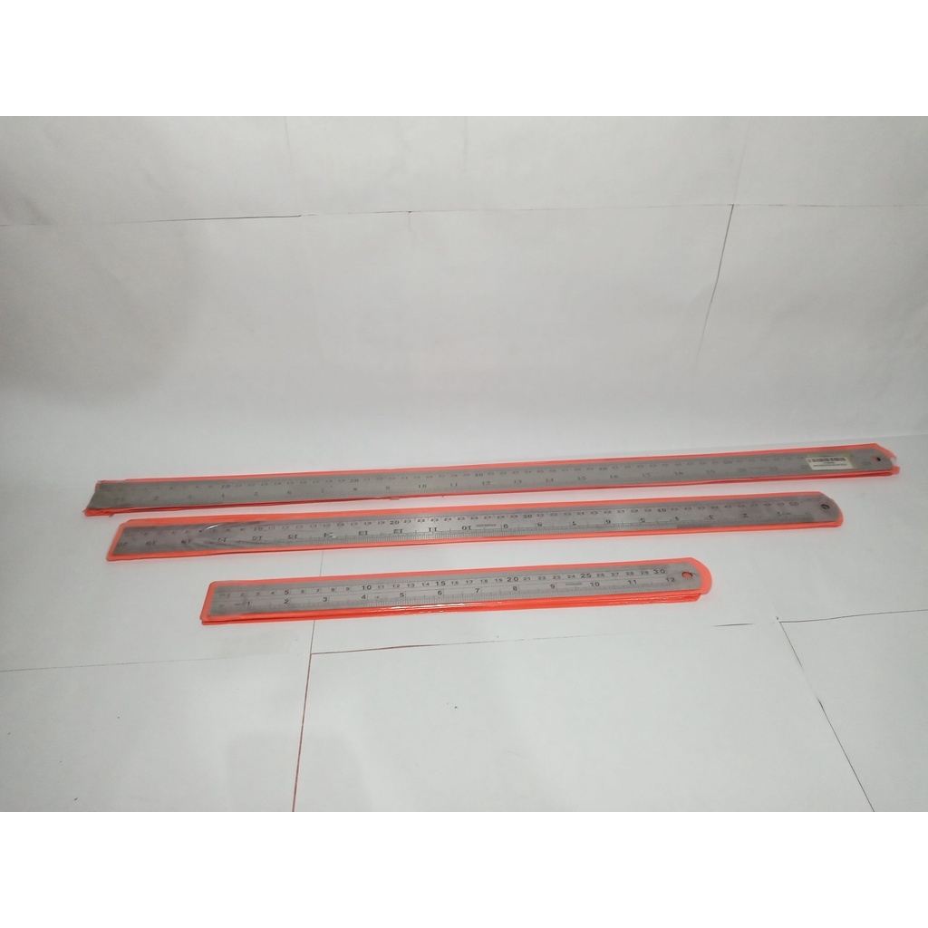 

[CucI Gudang] - Penggaris Besi Stainless 30 Cm || JOYKO - Penggaris Besi Stainless 50 cm || 60 cm