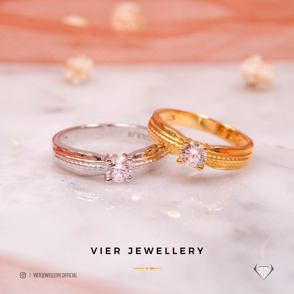 Vier Jewellery Wynn Edition Ring 3428 , cincin replika berlian crystal zirconia