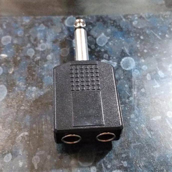 best produk] T Toa Konektor Akai Cabang Mono Mic Audio Mixer Speaker Portable Jack