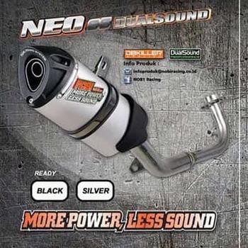 ( BISA COD ) Knalpot Nobi /Nob1 NEO 3 BOLD motor bebek, bebek sport,matic lengkap CUCI GUDANG Kode