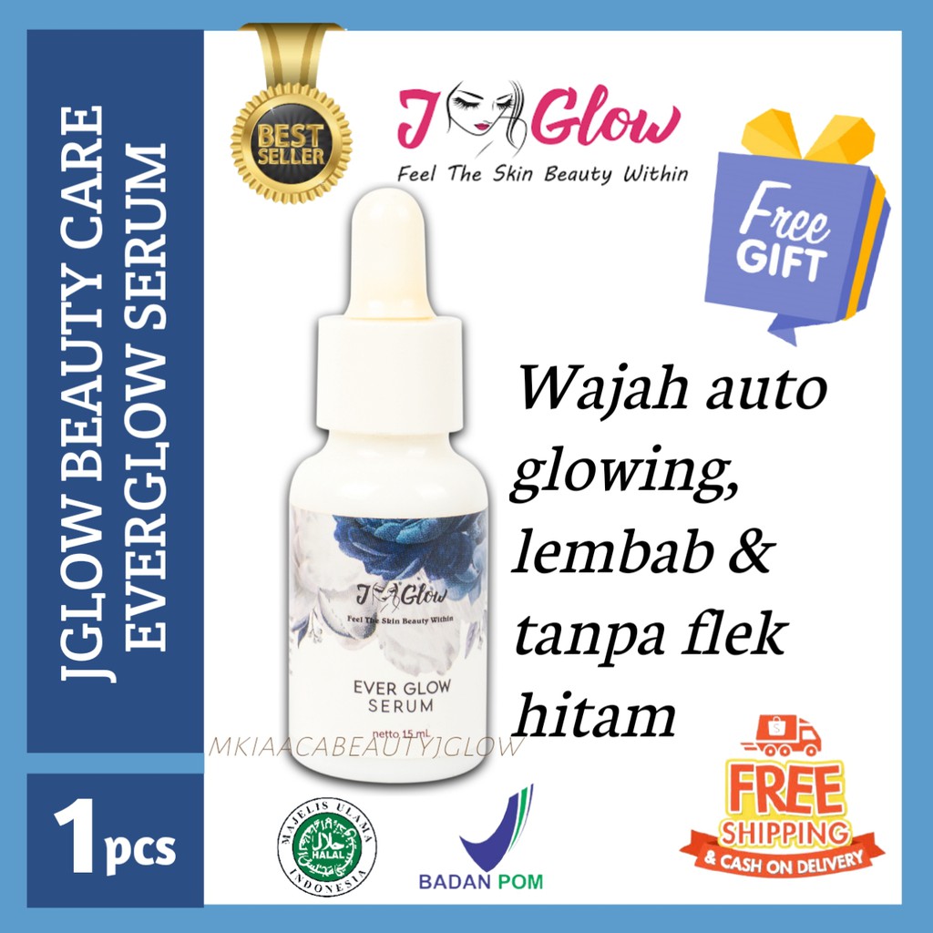 Serum Wajah Jglow Everglow Serum Perawatan Kecantikan Perawatan Wajah
