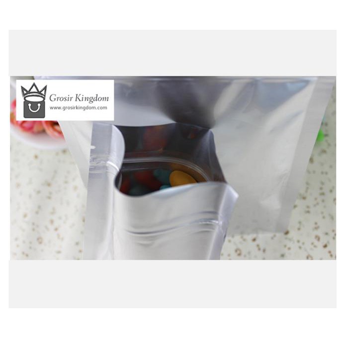 A 21X31| Kantong Zipper Ziplock Kantong Zipper Alumunium, Kantong Kopi