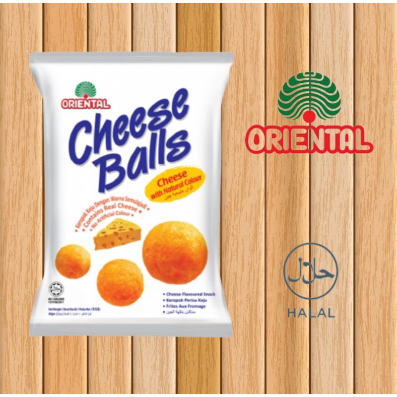 

Oriental Cheese Balls Snack Perisa Keju 60gr