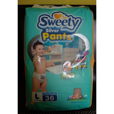 Sweety Silver Pants L 36 L36