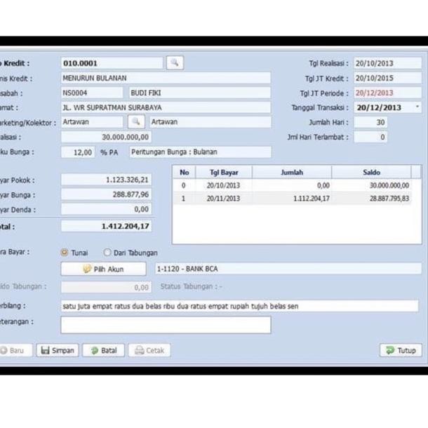 Software Koperasi Simpan Pinjam Aplikasi Koperasi 4 0 Full Version Kode 6269 Shopee Indonesia